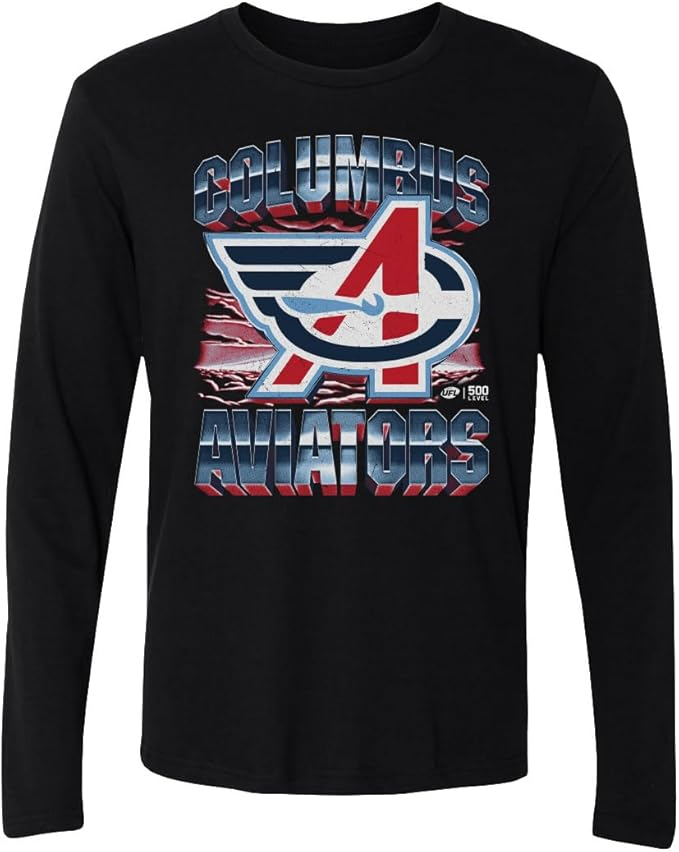500 LEVEL Aviators Vintage Long Sleeve Shirt — product view