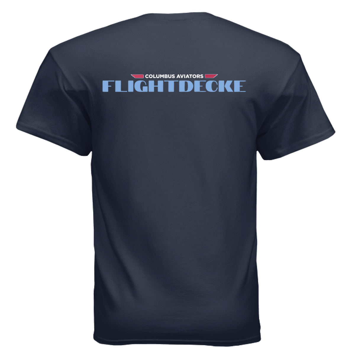 Navy Flightdecke Logo T-Shirt — back view