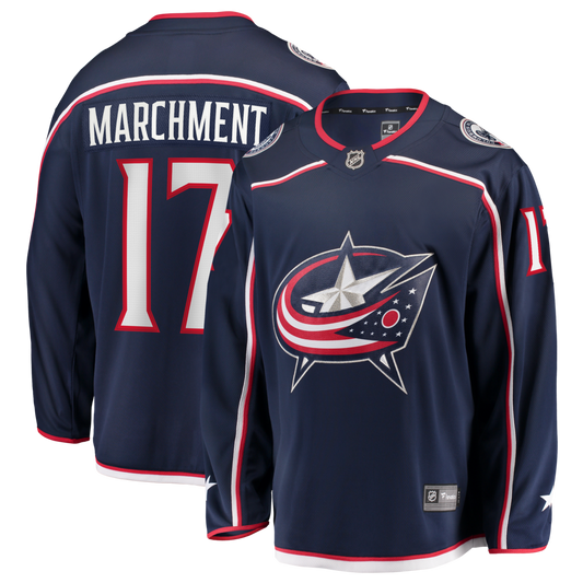 Mason Marchment Columbus Blue Jackets Fanatics Home Premier Breakaway Jersey - Navy Fanatics