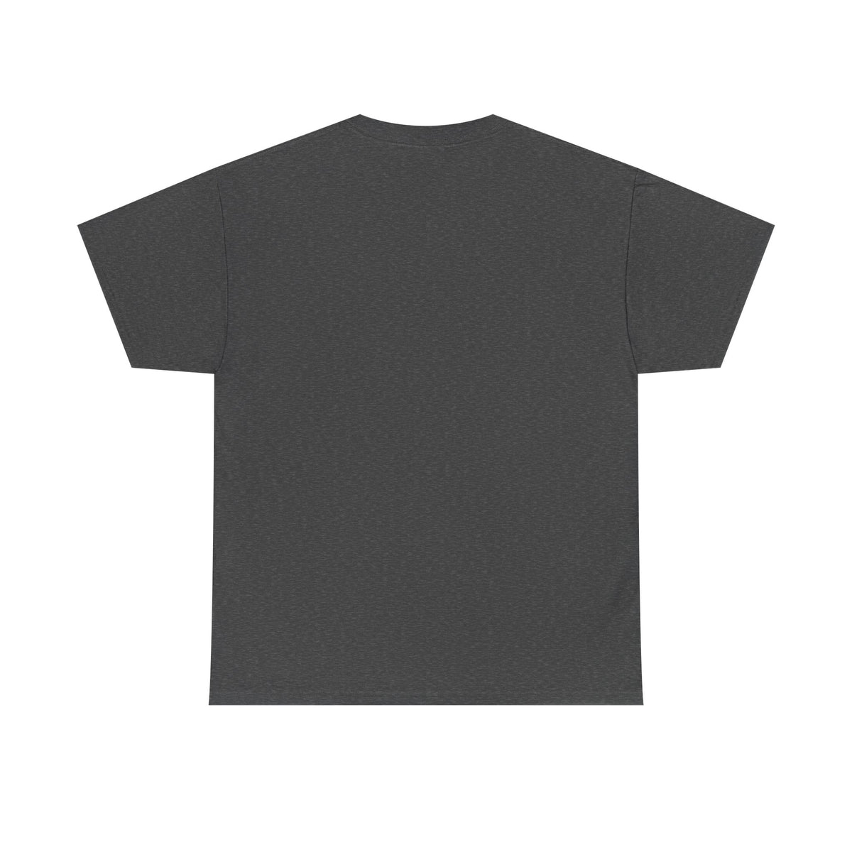Back of dark heather Vintage Flight Crew T-shirt