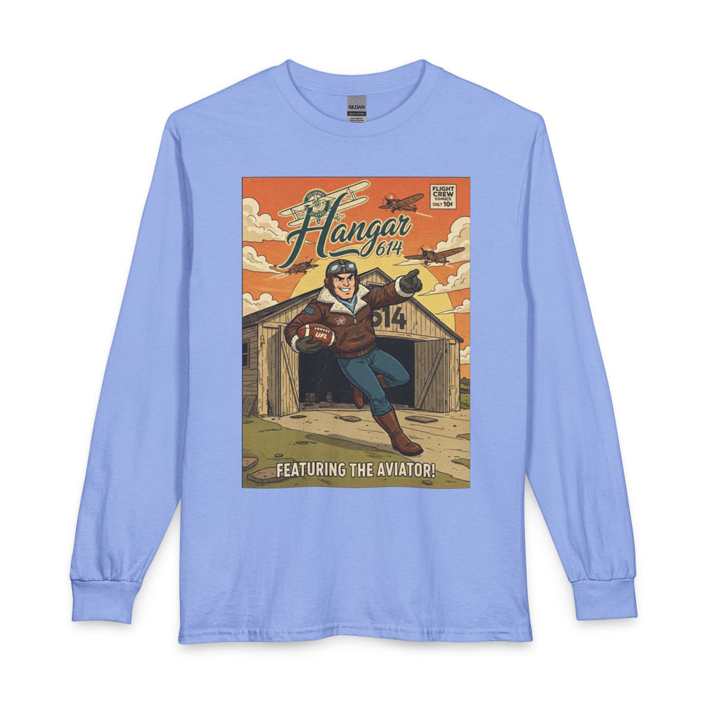 Aviator Comic Long Sleeve Tee