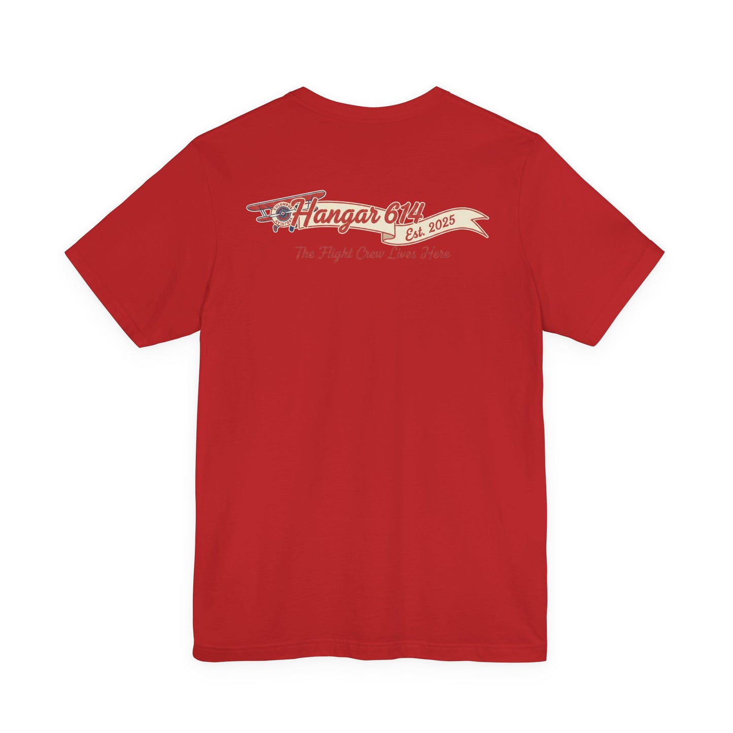Red Victory Monday Tee — detail view