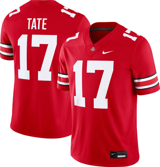 Carnell Tate Ohio State Buckeyes Nike scarlet game jersey