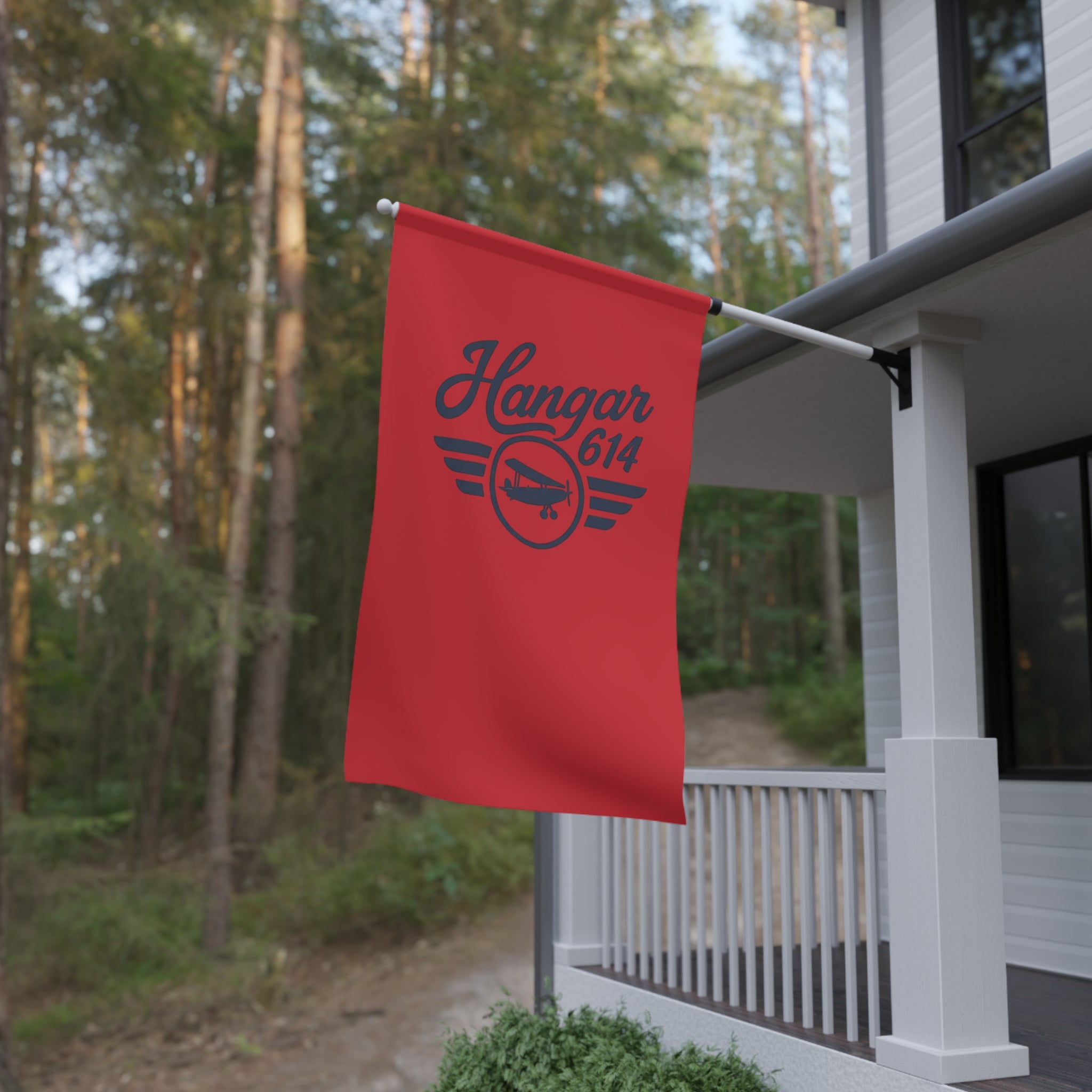 Hangar 614 Vintage Flag