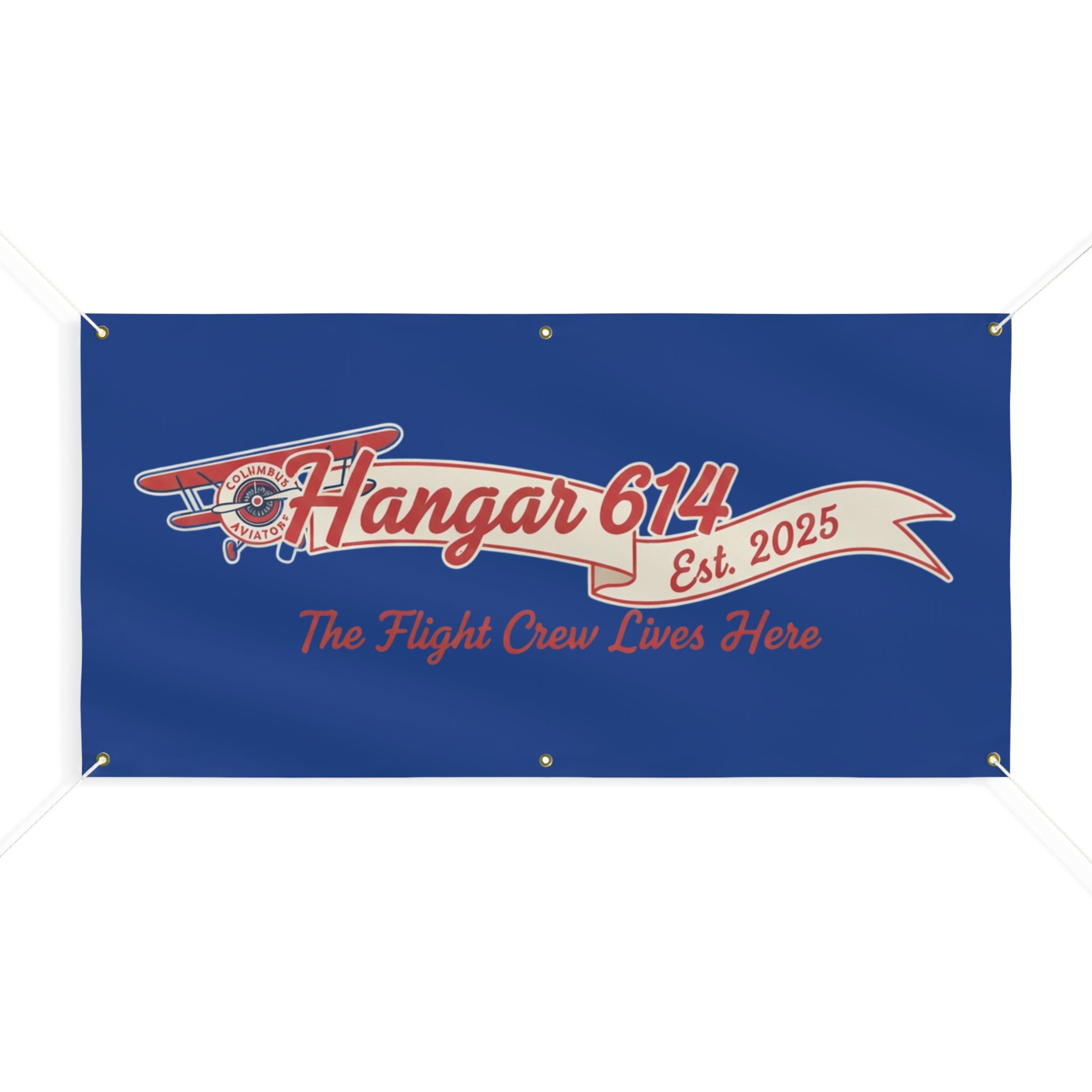Hangar 614 Matte Banner