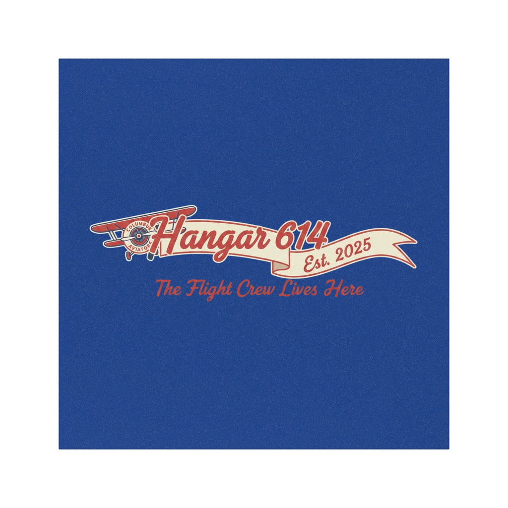 Car Magnet — "Hangar 614: The Flight Crew Lives Here!"