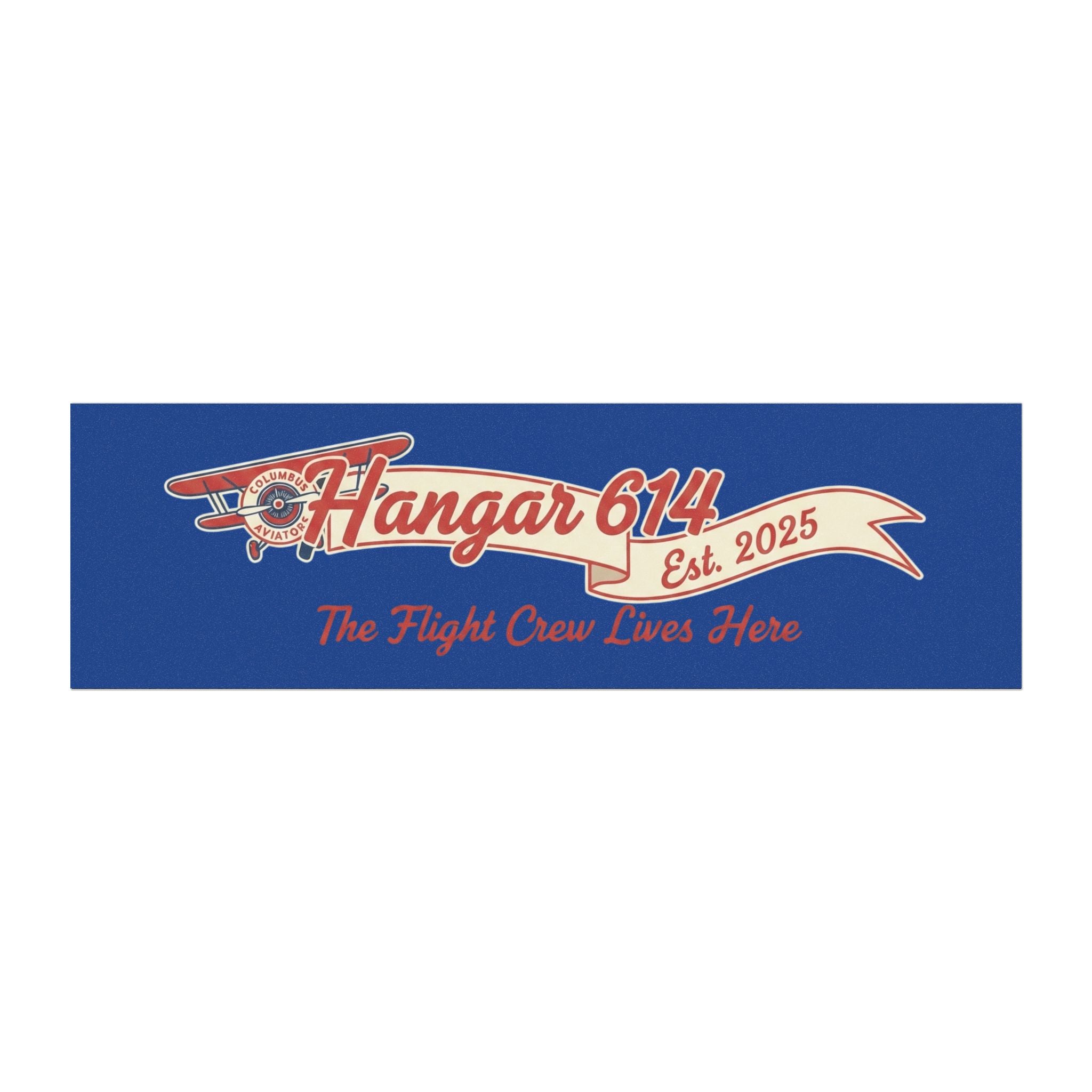 Car Magnet — "Hangar 614: The Flight Crew Lives Here!"