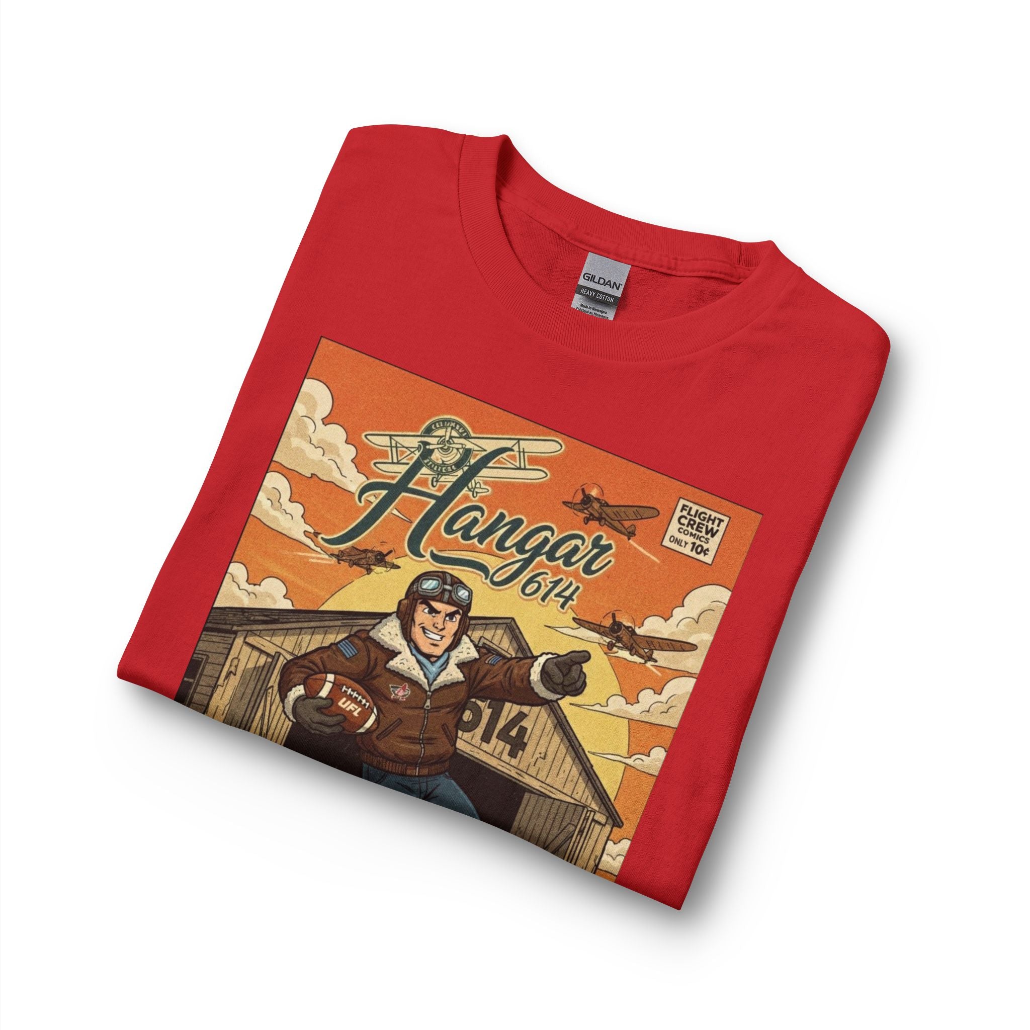 Aviator Comic Long Sleeve Tee