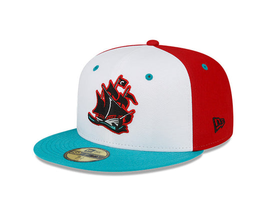 Columbus Clippers New Era Copa de la Diversión 59FIFTY Fitted Hat - White