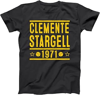 Clemente and Stargell 1971 Pittsburgh baseball men's short-sleeve T-shirt