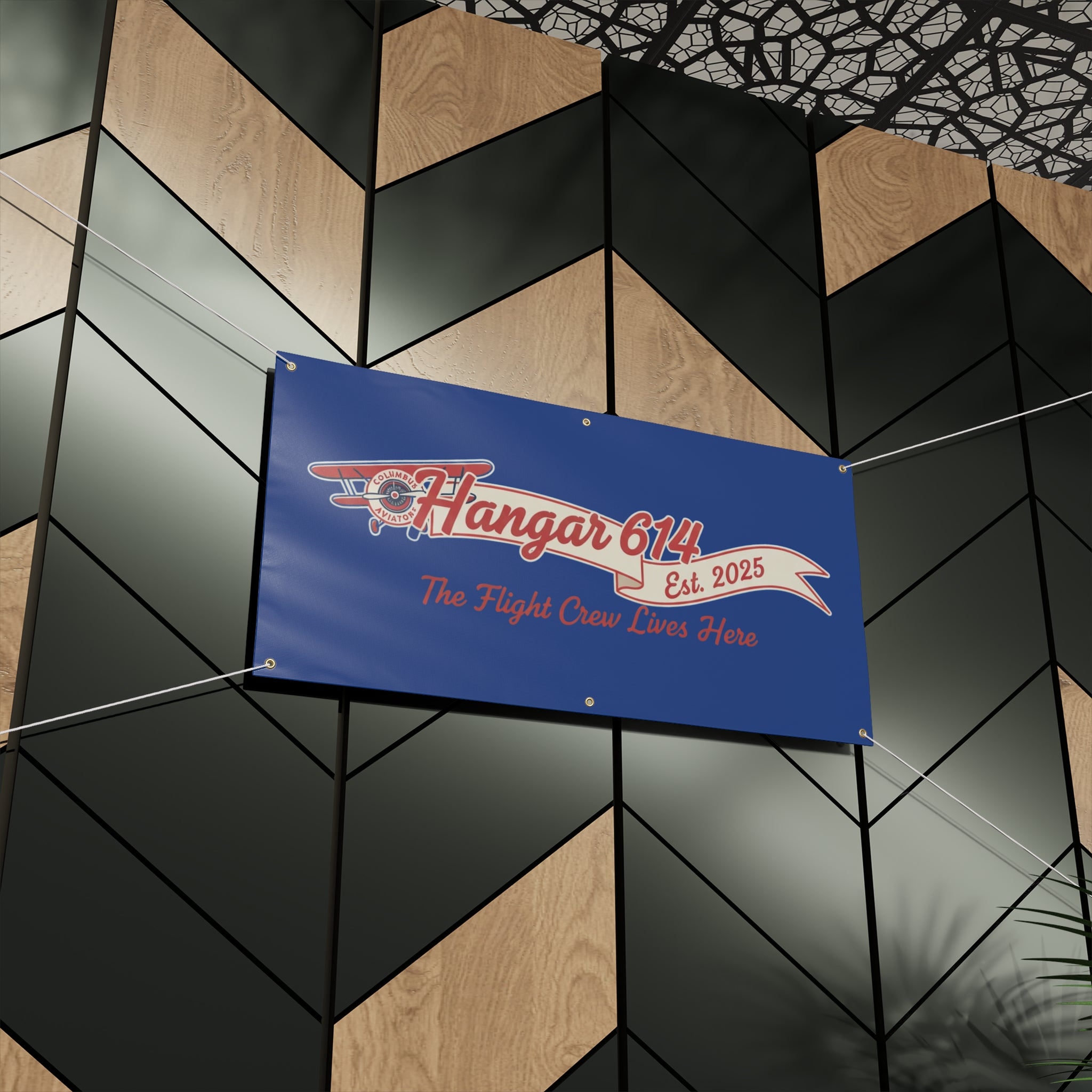 Hangar 614 Matte Banner