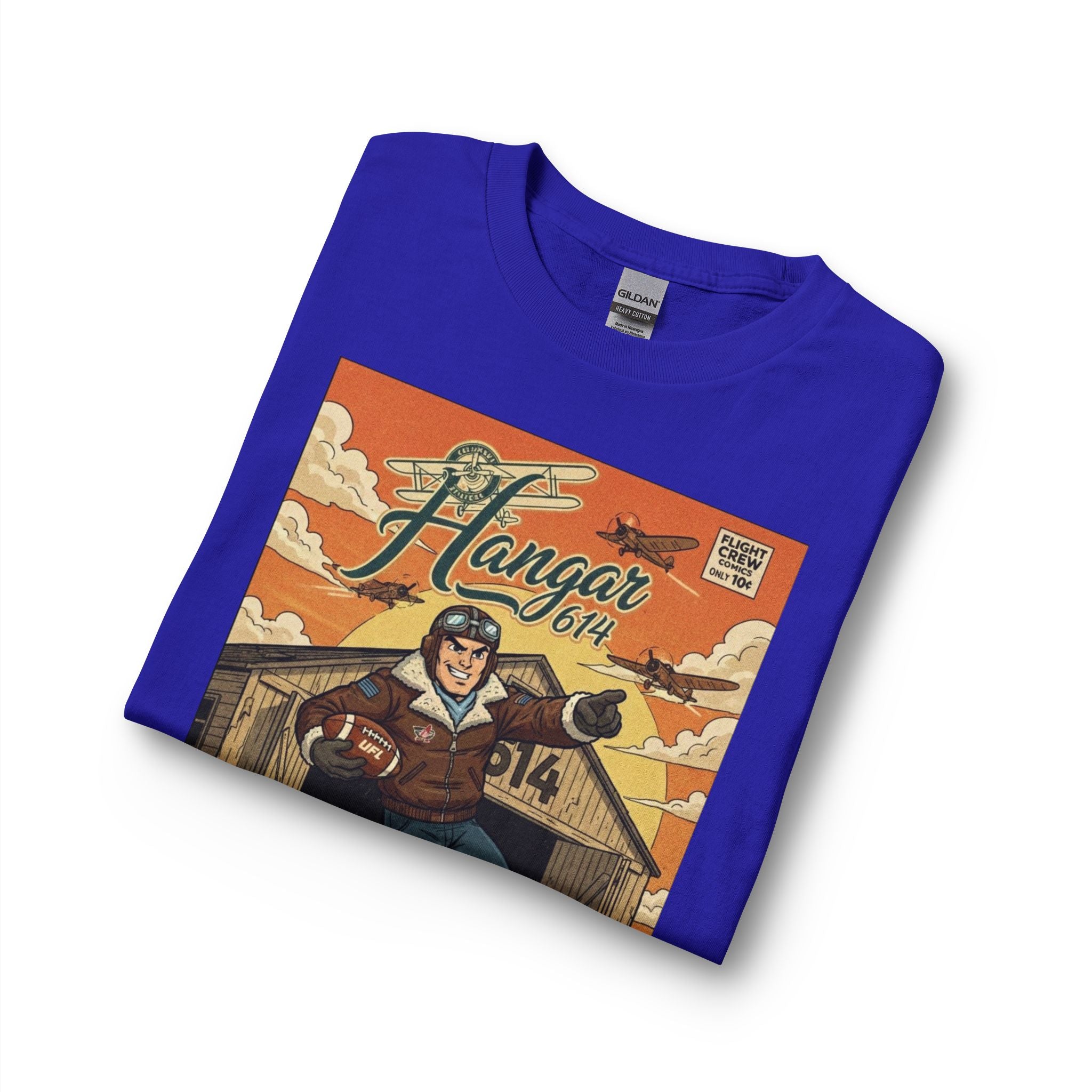 Aviator Comic Long Sleeve Tee