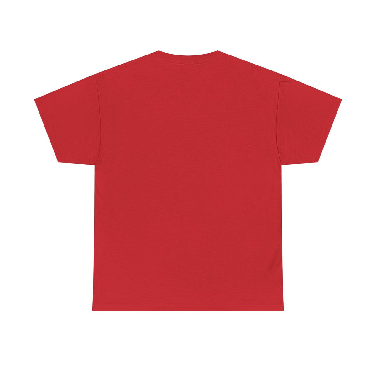 Back of red Vintage Flight Crew T-shirt