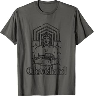 Vintage Cleveland Guardian of Traffic bridge men's T-shirt