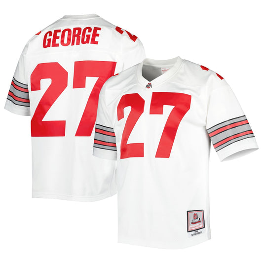 Eddie George Ohio State Buckeyes Mitchell & Ness Authentic Jersey - White Mitchell & Ness
