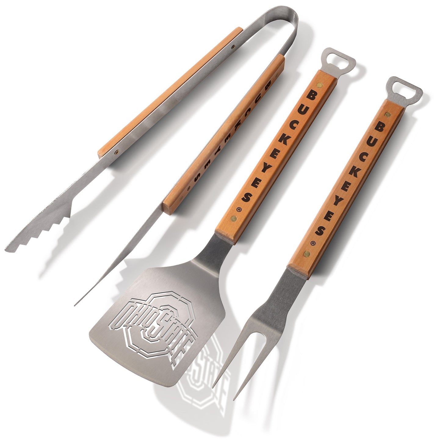 Ohio State Buckeyes IDNA 3-Piece BBQ Set IDNA