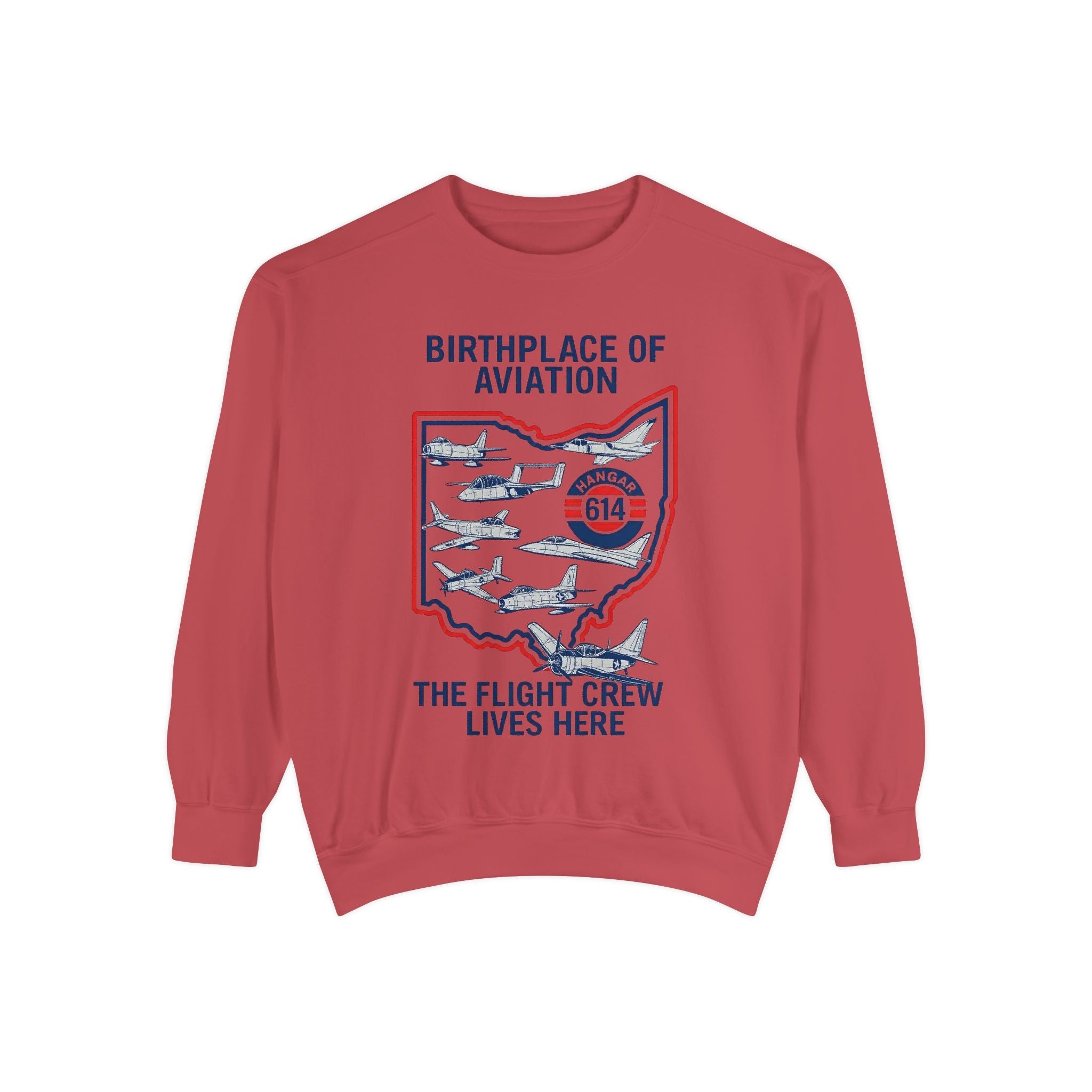 Birthplace of Aviation Sweatshirt Crew Apparel - Hangar 614