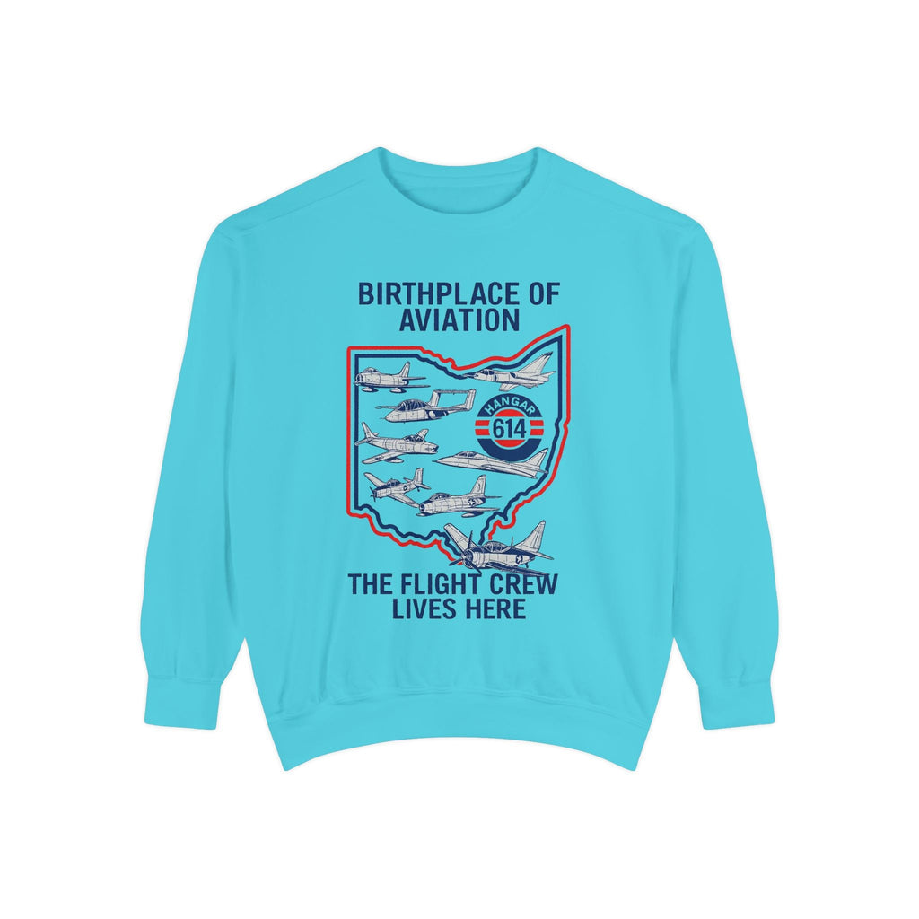 Birthplace of Aviation Sweatshirt Crew Apparel - Hangar 614