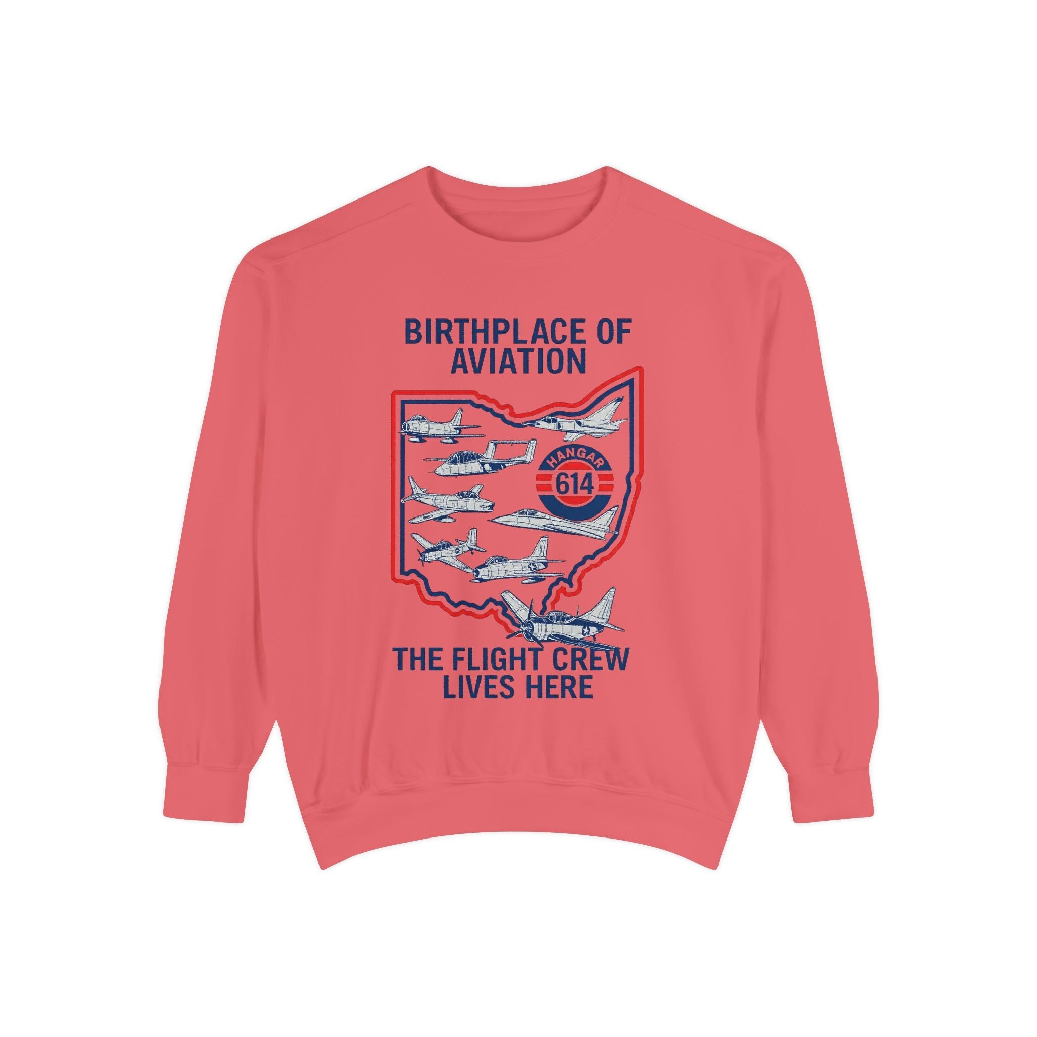 Birthplace of Aviation Sweatshirt Crew Apparel - Hangar 614