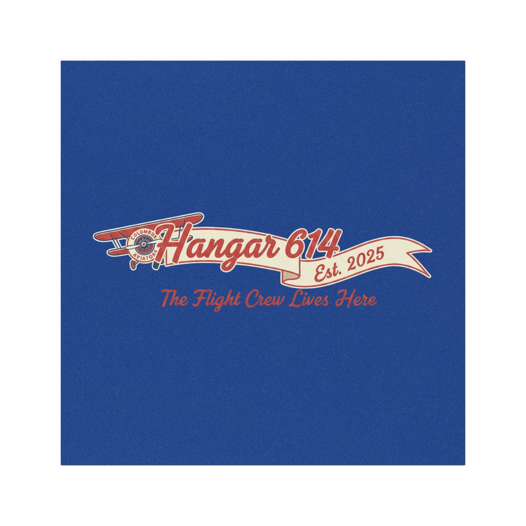 Car Magnet — "Hangar 614: The Flight Crew Lives Here!" - Hangar 614