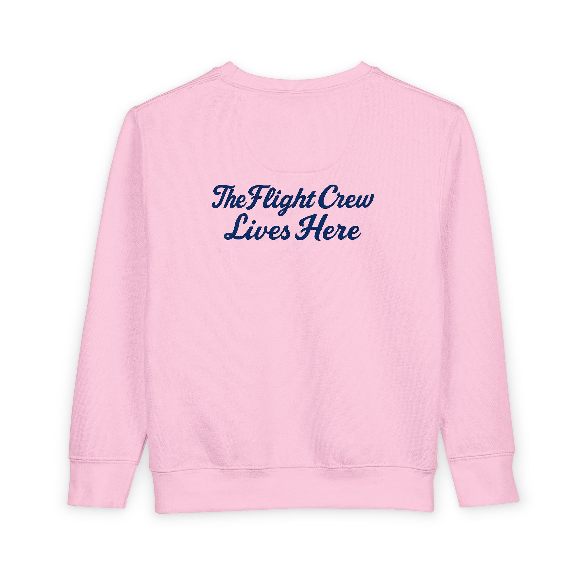 Flight Crew Toddler Sweatshirt - Perfect for Little Pilots, Flight Crew Kids, Aviation Lovers, Sky - High Adventures, Airplane Theme Gifts - Hangar 614