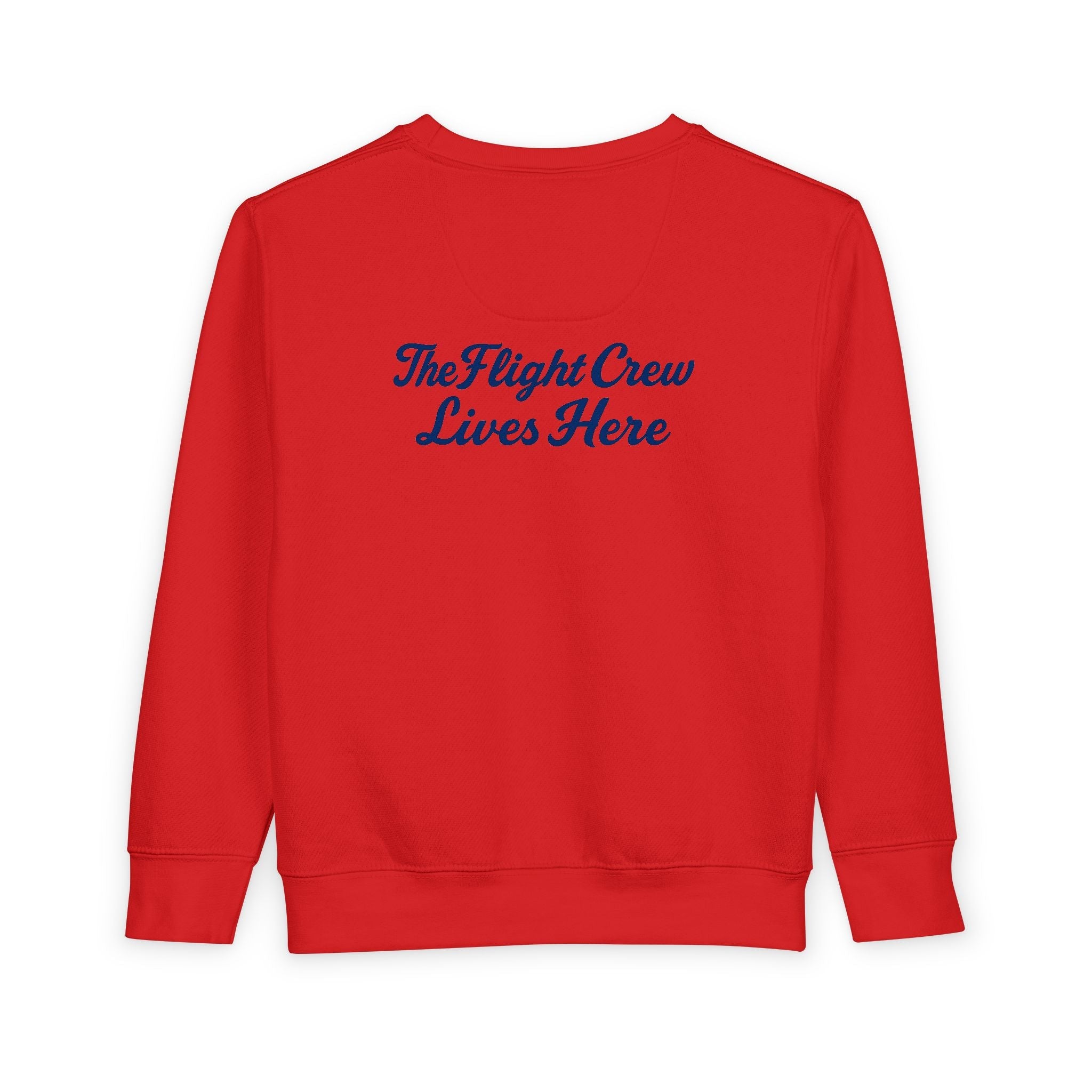 Flight Crew Toddler Sweatshirt - Perfect for Little Pilots, Flight Crew Kids, Aviation Lovers, Sky - High Adventures, Airplane Theme Gifts - Hangar 614