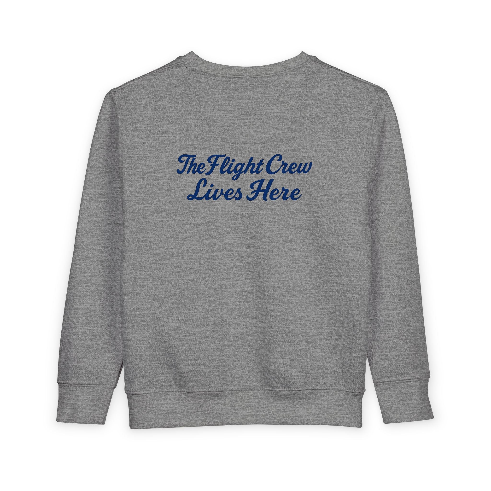 Flight Crew Toddler Sweatshirt - Perfect for Little Pilots, Flight Crew Kids, Aviation Lovers, Sky - High Adventures, Airplane Theme Gifts - Hangar 614