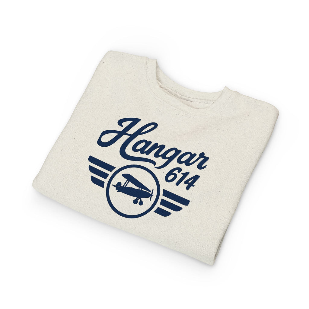 Flight Crew Toddler Sweatshirt - Perfect for Little Pilots, Flight Crew Kids, Aviation Lovers, Sky - High Adventures, Airplane Theme Gifts - Hangar 614