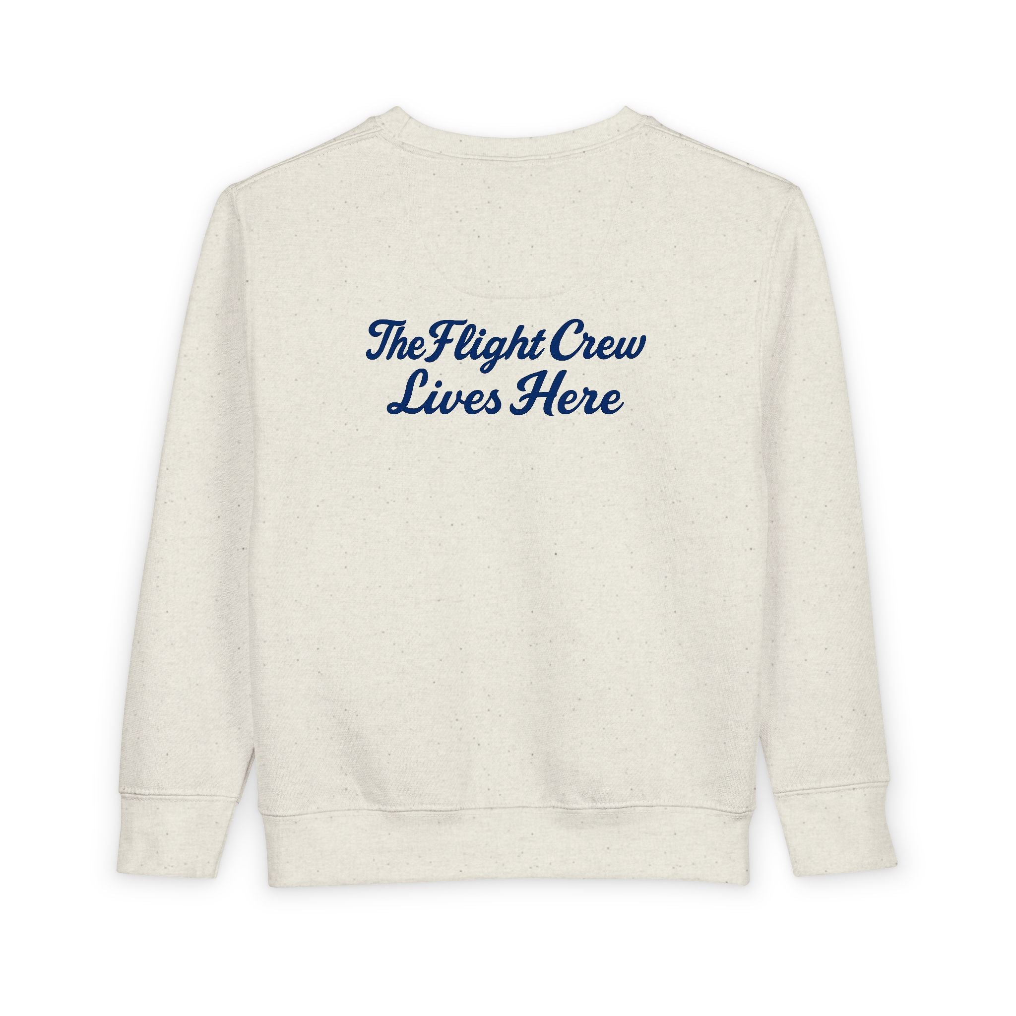 Flight Crew Toddler Sweatshirt - Perfect for Little Pilots, Flight Crew Kids, Aviation Lovers, Sky - High Adventures, Airplane Theme Gifts - Hangar 614