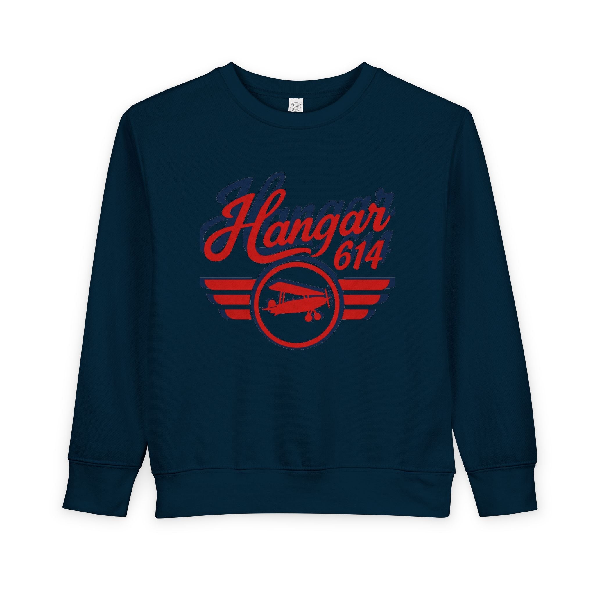 Flight Crew Toddler Sweatshirt - Perfect for Little Pilots, Flight Crew Kids, Aviation Lovers, Sky - High Adventures, Airplane Theme Gifts - Hangar 614
