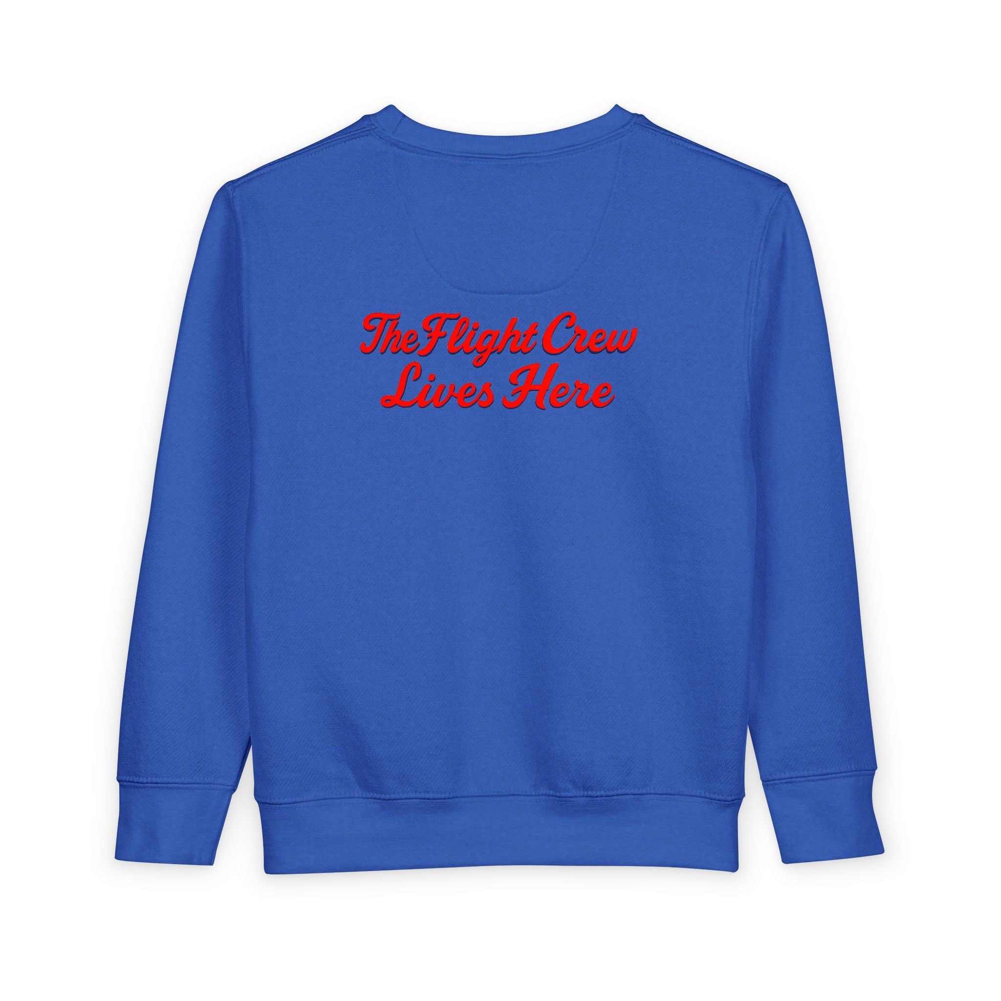 Flight Crew Toddler Sweatshirt - Perfect for Little Pilots, Flight Crew Kids, Aviation Lovers, Sky - High Adventures, Airplane Theme Gifts - Hangar 614