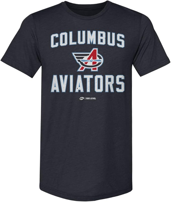 500 LEVEL Columbus Aviators Team Home Men's Premium T-Shirt 500 Level