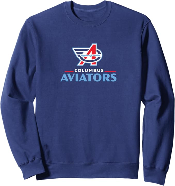 BreakingT Columbus Aviators - Lockup Logo - United Football League Sweatshirt BreakingT