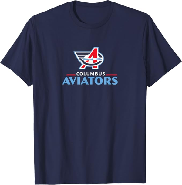 BreakingT Columbus Aviators - Lockup Logo - United Football League T-Shirt BreakingT