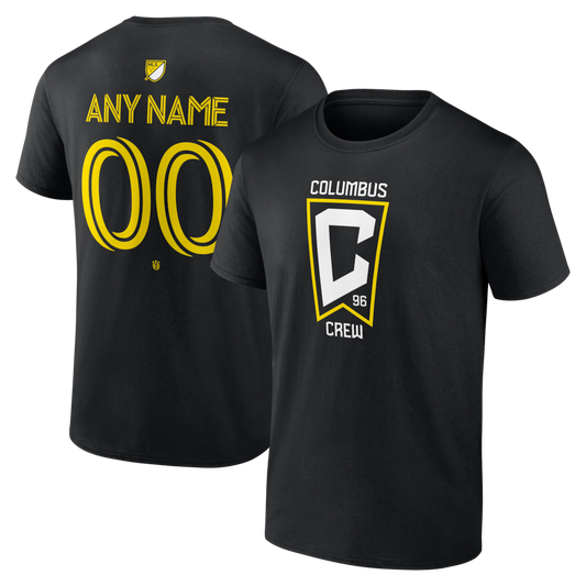 Columbus Crew Big & Tall Team Authentic Custom T-Shirt - Black Logo Athletic