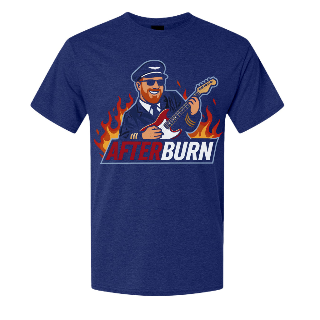 Solid Navy Triblend - FRONT