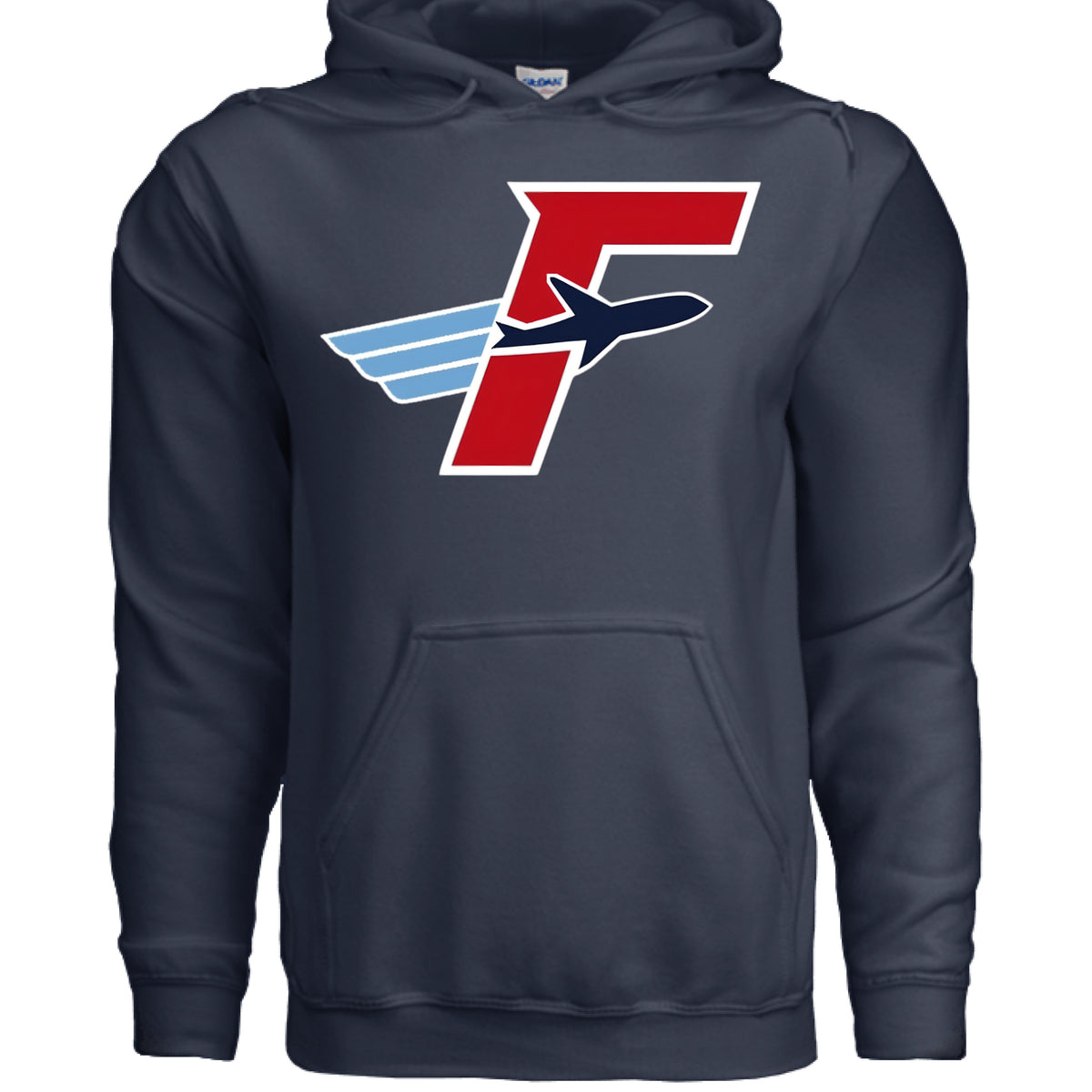 Navy Flightdecke Hoodie — front view