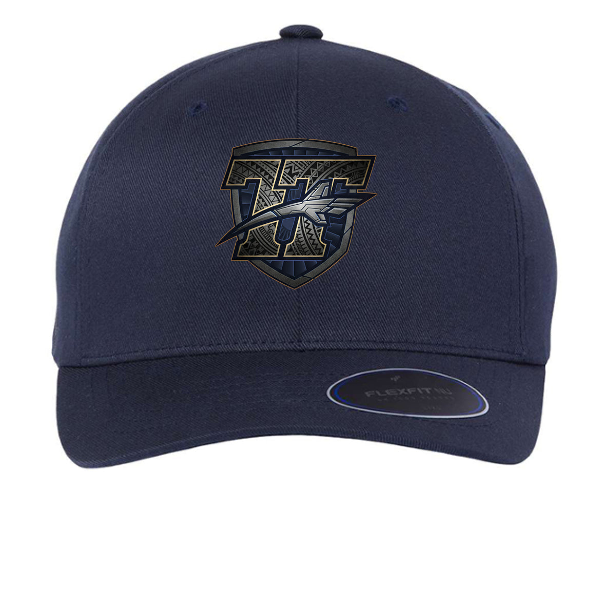 Royal Toa Taua Shield Cap — detail view