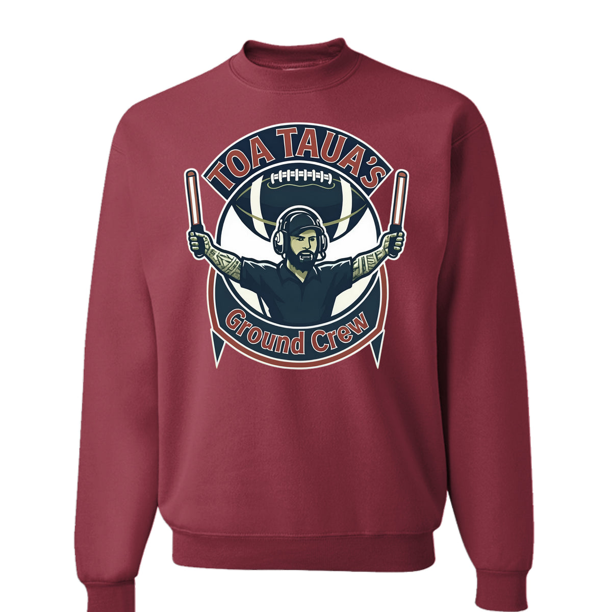 Kelly Toa Taua Crewneck — detail view