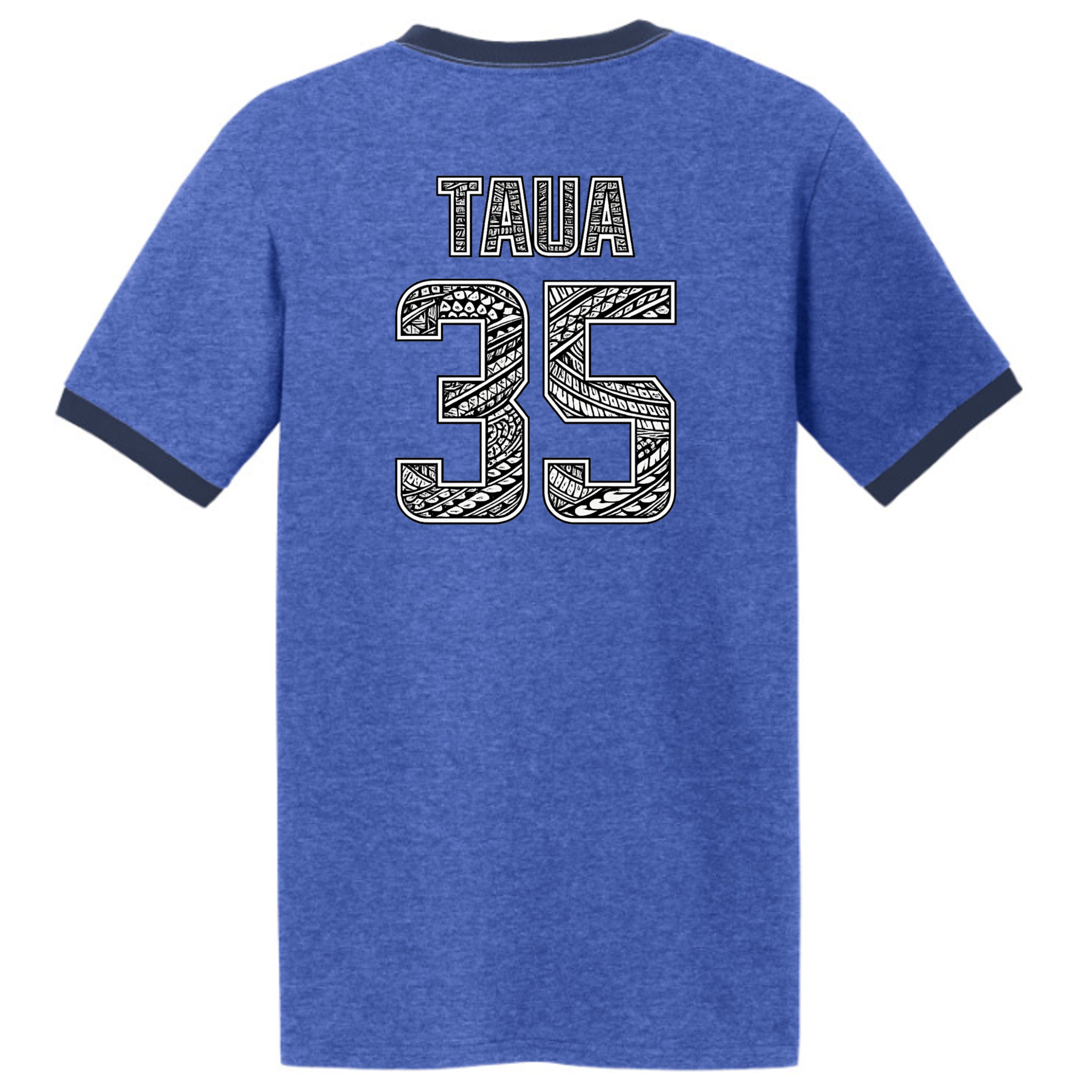 Heather Royal/ Navy - PC54R - BACK