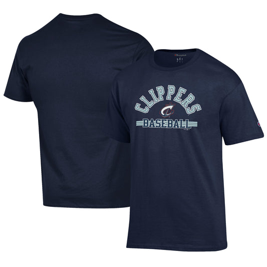 Columbus Clippers Champion Logo Jersey T-Shirt - Navy